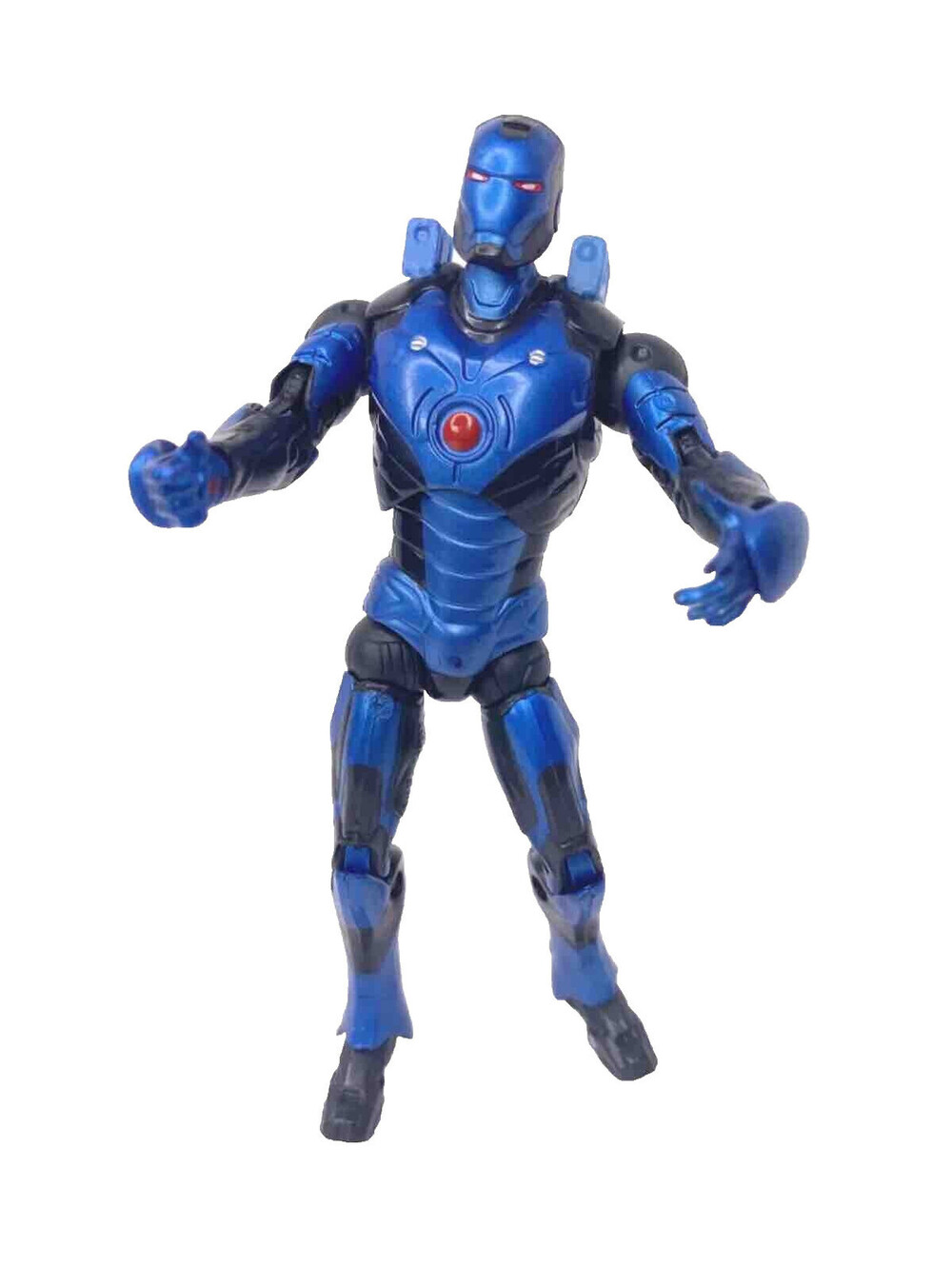 2008 Hasbro Iron Man Torpedo Armor Blue Stealth Concept Series 6" Action Figure
